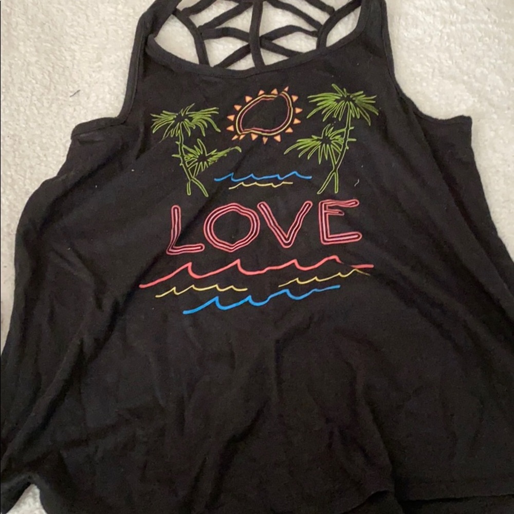 black love tank top